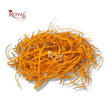 RoyalBoxShop® Premium Shredded Paper for Gift Packing (100g) I Gold Sh ...