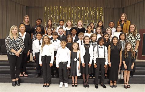 Annie Sims holds National Elementary Honor Society induction ceremony ...
