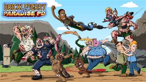 Download Paradise PD Meets Brickleberry Wallpaper | Wallpapers.com