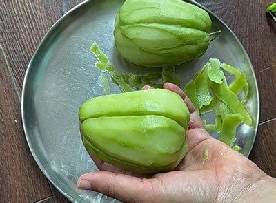 Seeme badanekayi melogara Recipe | How to make chow chow sambar ...