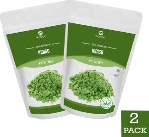 Wostoo 100 Percent Natural Indigo Hair Colour Powder 250g (Pack of 2 ...