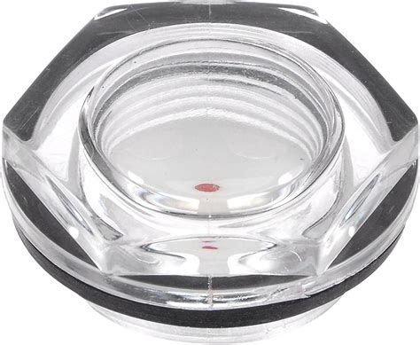 Buy uxcell Air Compressor Oil Level Gauge Sight Glass M33x1.5mm Male ...