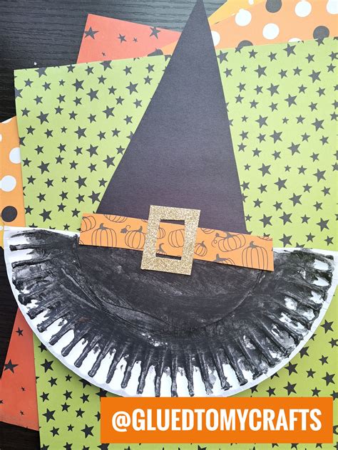Paper Plate Witch Hat Craft Idea For Halloween | Halloween crafts ...