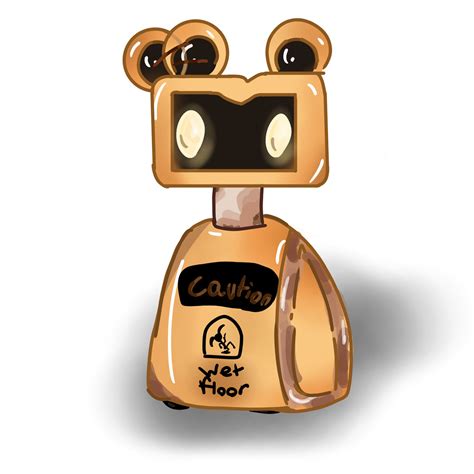 (FNAF) Wet Floor Bot by FNFMIX on DeviantArt