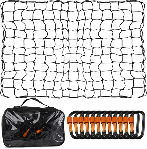 Amazon.com: Cargo Net, Heavy-Duty Cargo Net for Pickup Truck Bed, Adjustable Cargo Net for SUV ...