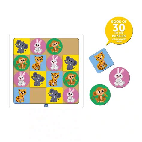 Purchase Animal Sudoku Mind Game for Kids - Mini Leaves