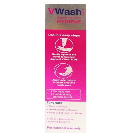 VWash Plus Expert Intimate Hygiene Wash, 100 ml Price, Uses, Side ...