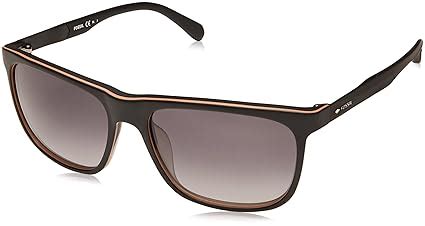 Buy Fossil Unisex Non-Polarized UV protected Blue Lens Plastic Full Rim ...