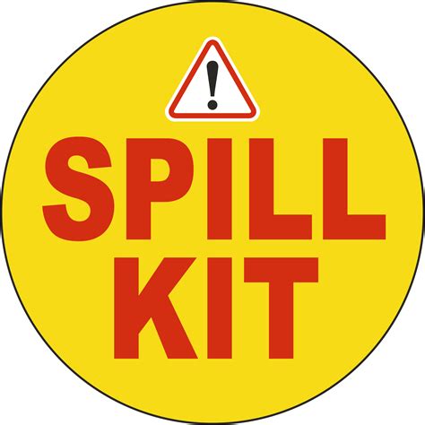 Spill Kit Floor Sign - Save 10% Online