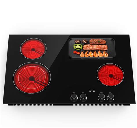 Buy QTYANCY Electric Cooktop, 30 Inch Built-in Electric Smoothtop with ...