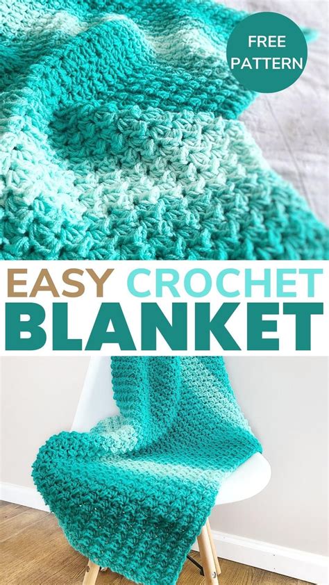 Easy crochet blanket free crochet pattern – Artofit