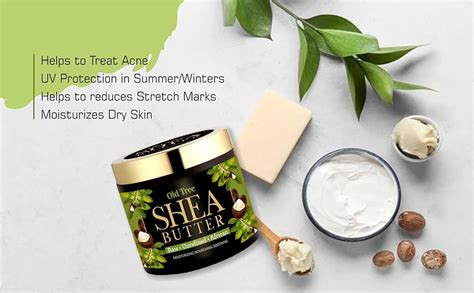 Old Tree Raw African Shea Body Butter for Men and Women (100gm) – Pure ...