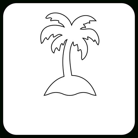 Image result for Simple Palm Tree Drawing