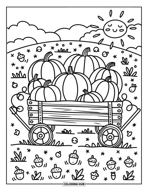 120+ Pumpkin Patch Coloring Pages for Kids & Adults (Free Printable PDFs)