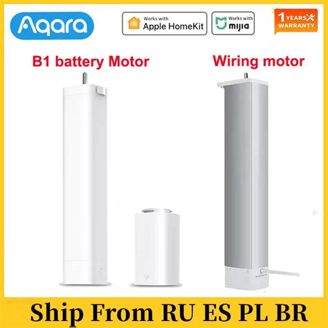 Aqara B1 Smart Curtain Motor Remote Control Wireless Smart Motorized ...