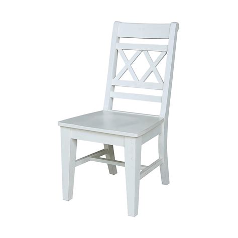 International Concepts Canyon Traditional Side Chair (Wood Frame) in ...