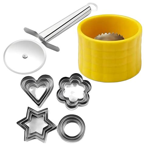 Buy TRADETEX Stainless Steel Pizza Cutter Corn Cutter, Stripping ...