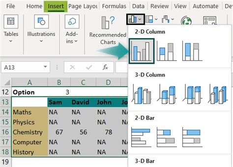 Image result for Interactive Charts Excel