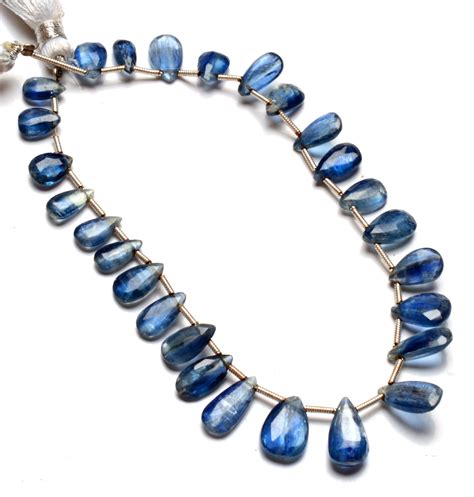 Buy Natural Blue Kyanite Pear Briolette Beads From Nepal, Multiple Size ...