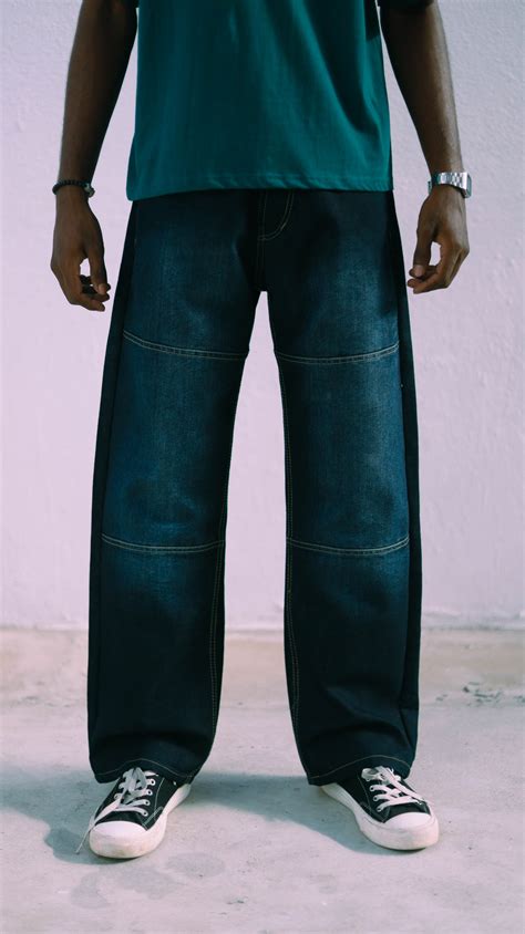 Dark Blue Washed Denim. – Escape Closet