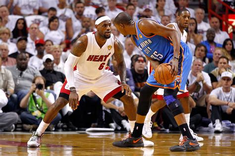 LeBron James and Kevin Durant Photos Photos - 2012 NBA Finals - Game ...
