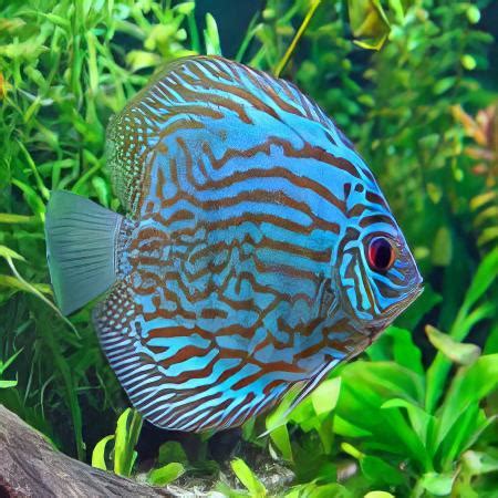 Image result for Turquoise Discus Fish