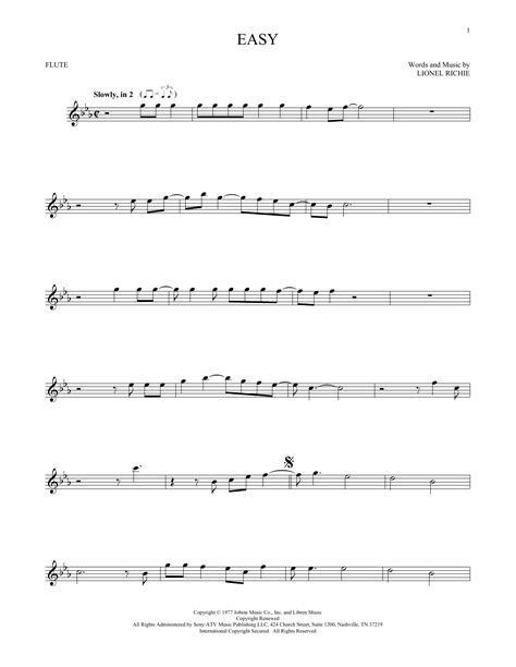 Easy Flute Sheet Music For Beginners at Alicia Crutcher blog
