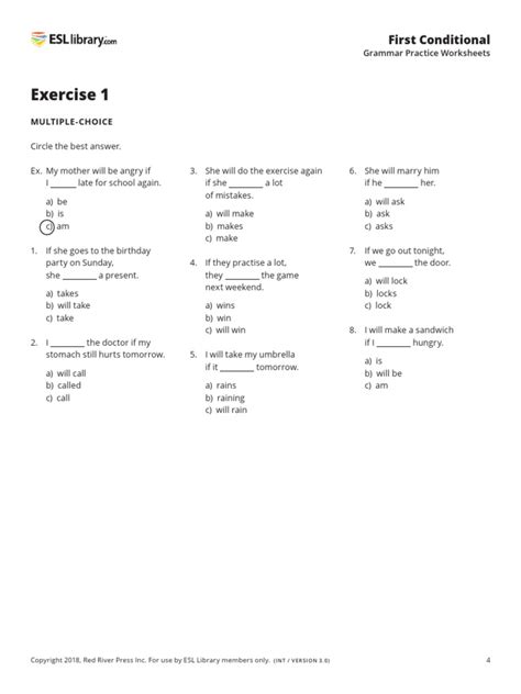 First Conditional Exercises 的图像结果