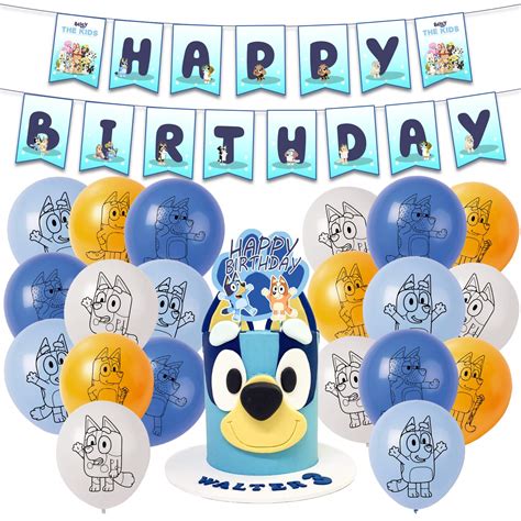 Bluey Party Decorations Amazon at Keith Maxey blog