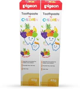 Pigeon CHILDREN TOOTHPASTE FRUIT PUNCH, COMBO TOOTHPASTE Toothpaste ...