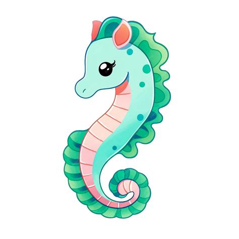 Baby Seahorse Clip Art