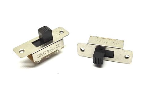 INVENTO 2Pcs DPDT ON-Off 6 Pin 2 Position Slide Switch 3A/6A AC 250V ...