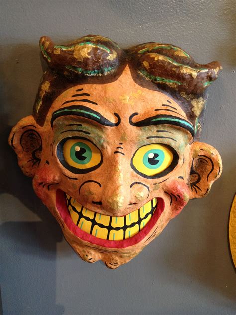 Papier Mache Mask at Hamish Payne blog