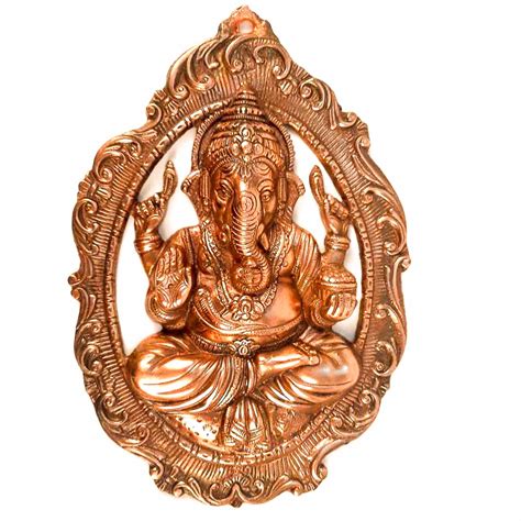 Buy Apka Mart The Online Shop Lord Ganesh Oval Plate Metal Wall Hanging ...