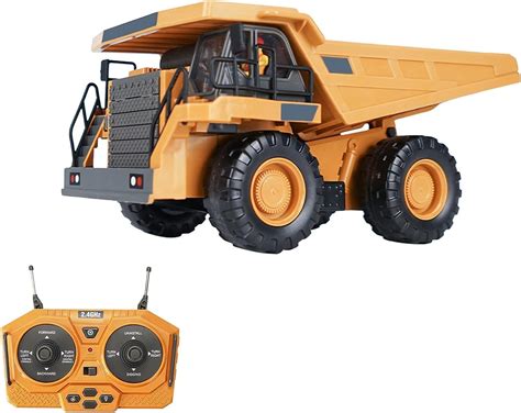 RAJESHWAR TOYS RC Dump Truck, 1:24 Scale Remote Control Dump Truck, 2 ...