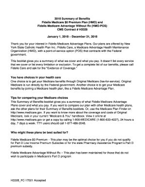 Fillable Online Fidelis Medicare $0 Premium Plan (HMO) and Fax Email ...