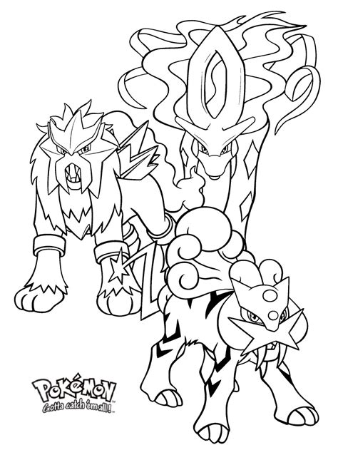 Printable Legendary Pokemon Coloring Pages | Bernard