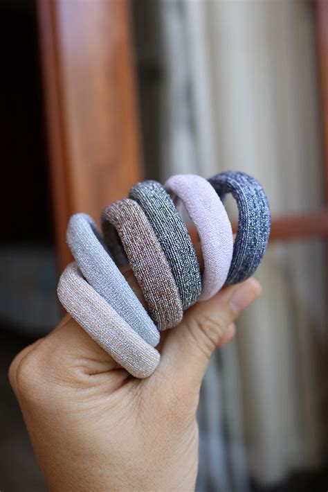 Silver Weave Rubber bands – zahana