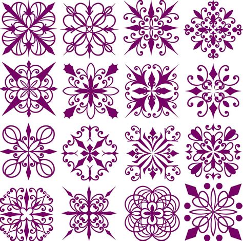 Set ornament pattern illustration 37905516 Vector Art at Vecteezy