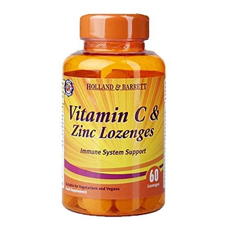 Buy Holland & Barrett C & Zinc Lozenges 60 Lozenges Online at ...