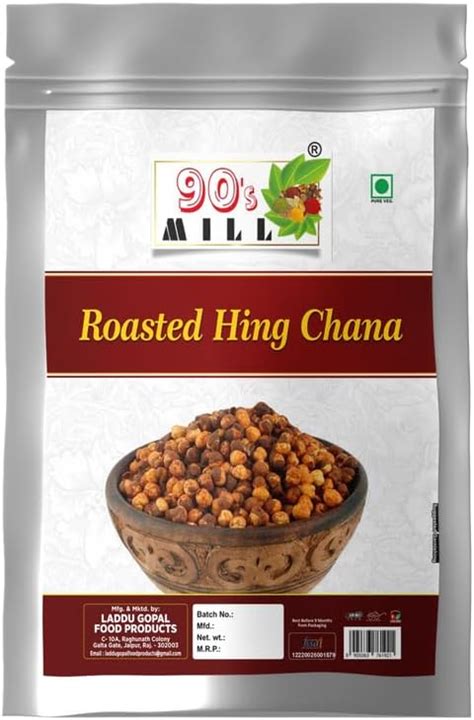 90's MILL Bhuna Chana with Hing & Cumin | Roasted Masala Chana | Guilt ...