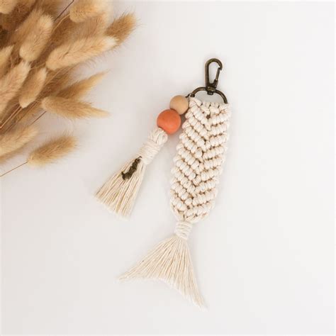 Image result for Macrame Fish Tail Key Chain