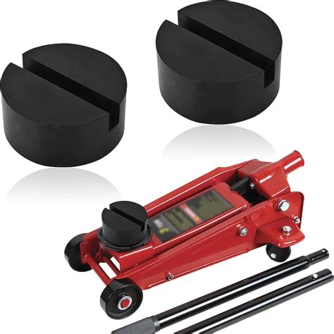 Amazon.com: 2pcs Rubber Floor Jack Pad Universal Car Lift Jack Stand ...