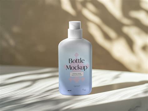 Free Cosmetic Cream Plastic Bottle Mockup PSD - Good Mockups