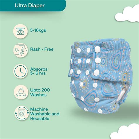 Reusable And Washable Baby Cloth Diapers for babies