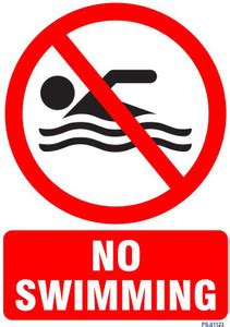 SignageShop No Swimming Emergency Sign Price in India - Buy SignageShop ...