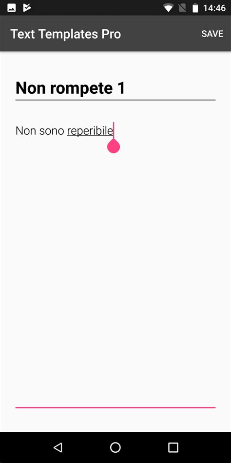 Text Templates Pro permette di creare dei modelli di messaggio da ...