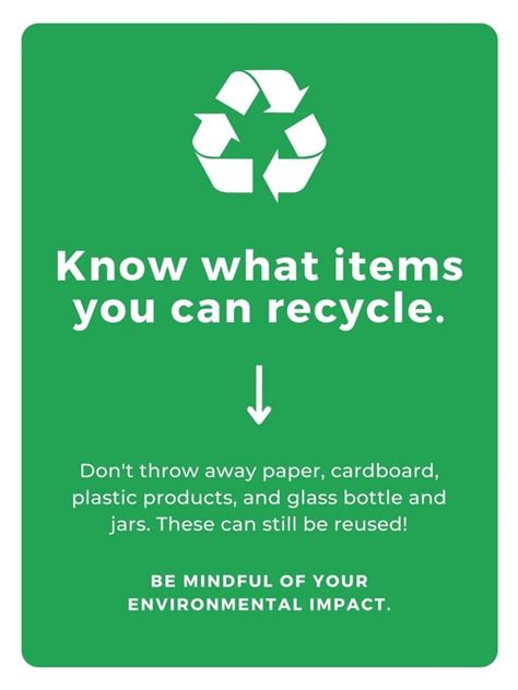 Free custom printable recycling poster templates | Canva