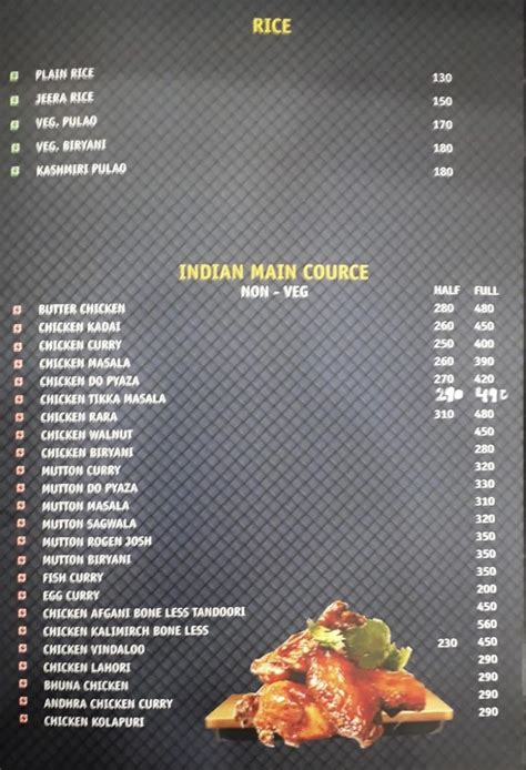Menu at HOTEL Walnut Inn - Hotel in Rajpur Road Dehradun Hotel ...