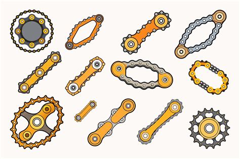 Chain guard vector illustration isolated on white background | Premium ...